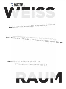 Weiß-Raum, Katalog zur Ausstellung